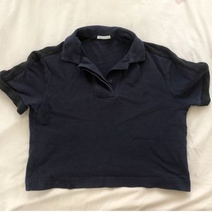 cute navy colored crop top ❤️